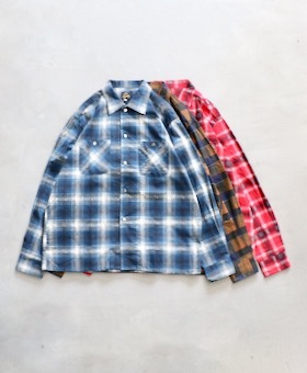 25aw needles ワンナップカラー プリントフランネルチェックシャツ 25aw needles ワンナップカラー プリントフランネルチェック