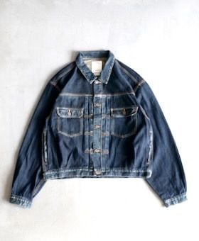 visvim() SS 101X JKT DMGD MUD OD