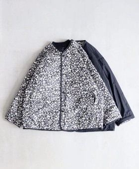 ��WOMEN'S / Reversible ITEM��TOUJOURS�ʥȥ����塼�ˡ�Reversible Padded Utility Jacket - FLOWER PRINT COTTON STRETCH CLOTH