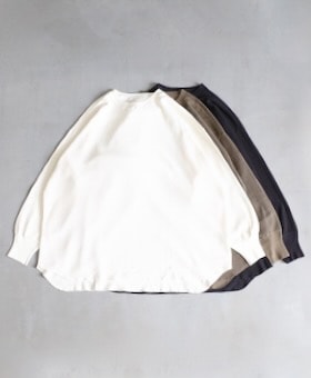 トゥジューtoujours Loose Fit UndershirtワッフルT WOMEN'S】TOUJOURS（トゥジュー）“Loose Fit Undershirt -WAFFLE