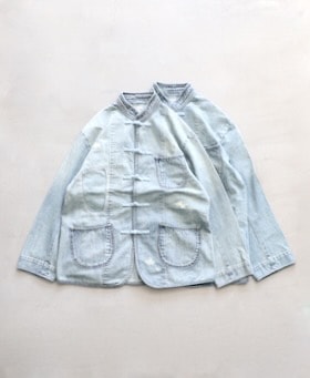 CANNERY ROW DENIM CHINESE JACKET サイズ4 10月上旬発送】CANNERY ROW DENIM CHINESE JACKET – PORTER