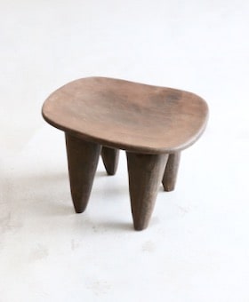 アフリカン　スツール　アンティーク African Crafts (アフリカ工芸品) “セヌフォ族のスツール - LIGHT