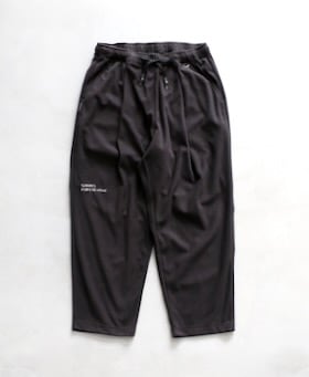 パンツ S.F.C TAPERED EASY PANTS Black S.F.C WIDE TAPERED EASY PANTS (NEW CRISPY) - BLACK – STUDY