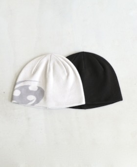SAN SAN gear サンサンギア ホワイト ニット帽 ロゴデザイン付き SAN SAN GEAR LOGO BEANIE / サンサンギア ロゴ ビーニー / ページ