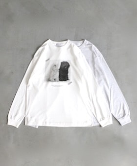 POET MEETS DUBWISE(�ݥ��ȥߡ��ĥ��֥磻��) "TWO DOGS L/S T-shirt"