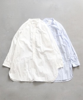 ��9.7 Release / WOMEN'S��TOUJOURS�ʥȥ����塼�ˡ�Classic Band Collar Shirt -FINE YARN COTTON CLOTH-��