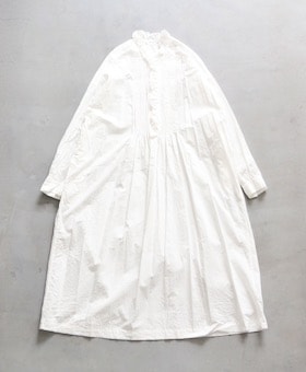 ��9.7 Release / WOMEN'S��TOUJOURS�ʥȥ����塼�ˡ�Pin Tuck Ruffle Dress  -FINE YARN COTTON CLOTH-��