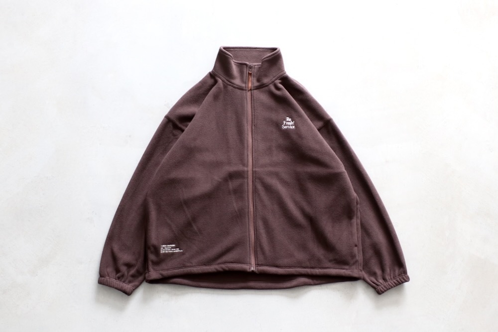フレッシュサービス FLEECE TRACK SUIT DARK.BROWN M Fresh Service (フレッシュサービス) FLEECE TRACK SUIT