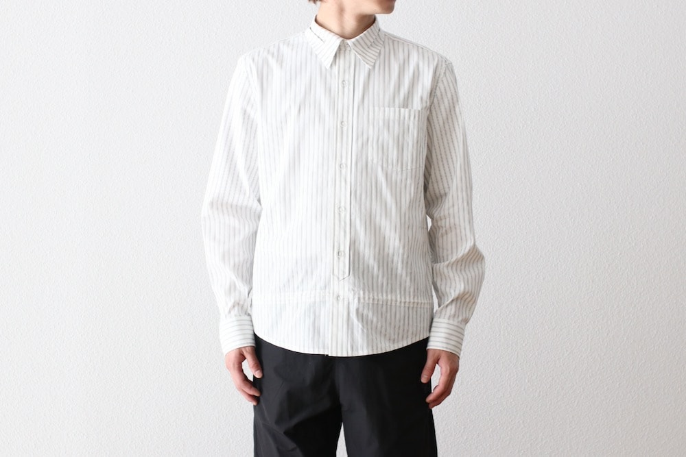 シャツ SAN SAN GEAR STRIPE HOOD SHIRTS 5FT2349 SAN SAN GEAR (サン サン ギア)