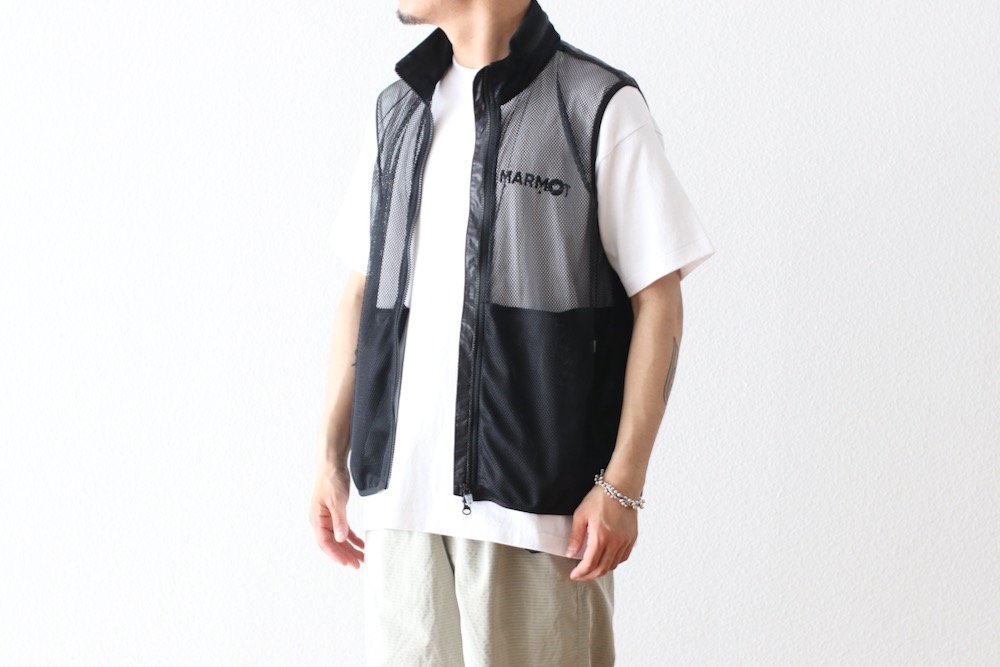 [20% > 25%OFF] MARMOT CAPITAL (�ޡ���åȥ���ԥ���) "PERTEX FLONT MESH COMBI VEST"