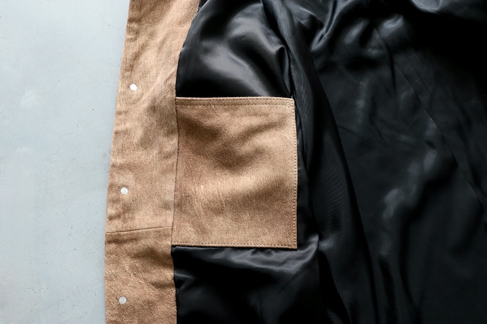 SEVEN BY SEVEN (֥Х֥) "LEATHER MICHIGAN CHORE COAT Goat suede Antique finish"