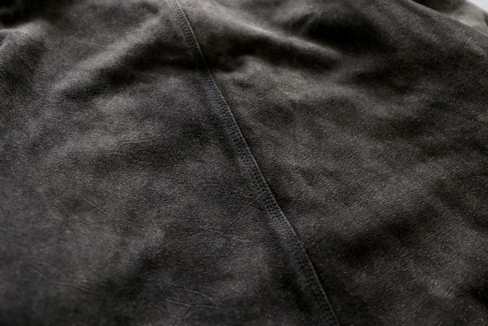 SEVEN BY SEVEN (֥Х֥) "LEATHER MICHIGAN CHORE COAT Goat suede Antique finish"