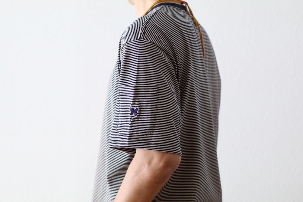 Needles(�ˡ��ɥ륺) "S/S Crew Neck Tee - Cotton Stripe Jersey"