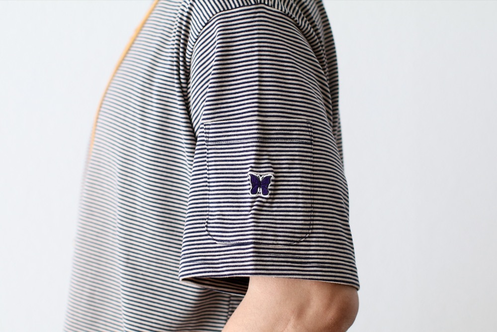 Needles(�ˡ��ɥ륺) "S/S Crew Neck Tee - Cotton Stripe Jersey"