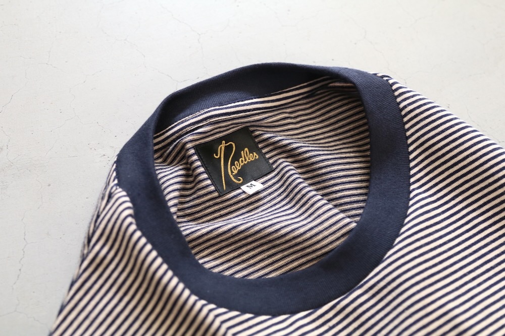 Needles(�ˡ��ɥ륺) "S/S Crew Neck Tee - Cotton Stripe Jersey"