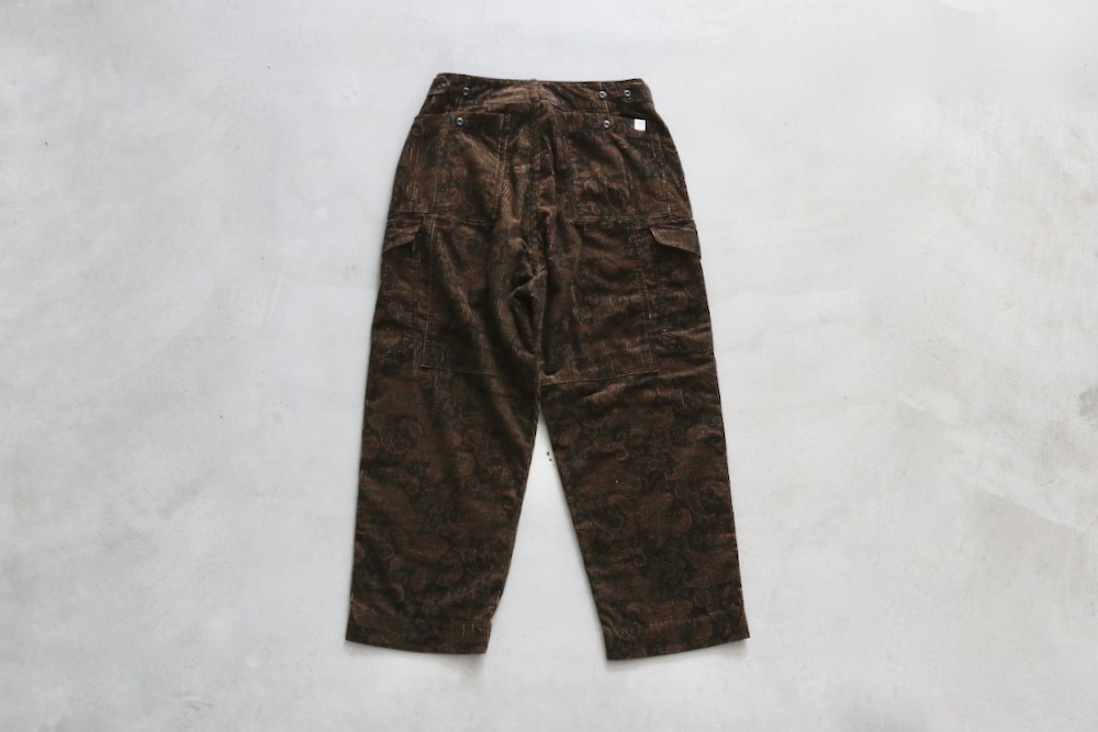 itten.(åƥ) itten 60 combat trouser - PaisleyPattern Corduroy -