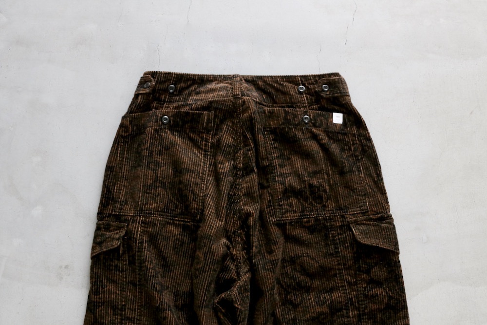 itten.(���åƥ�) ��itten 60 combat trouser - PaisleyPattern Corduroy -��