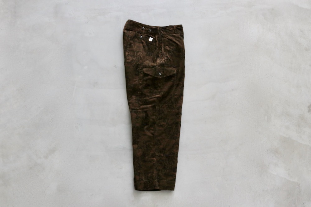 itten.(���åƥ�) ��itten 60 combat trouser - PaisleyPattern Corduroy -��