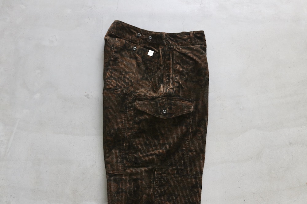 itten.(���åƥ�) ��itten 60 combat trouser - PaisleyPattern Corduroy -��