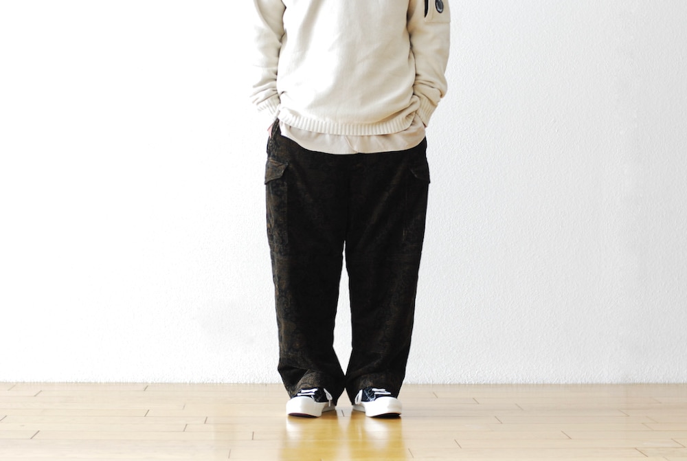 itten.(イッテン) “itten 60 combat trouser - PaisleyPattern