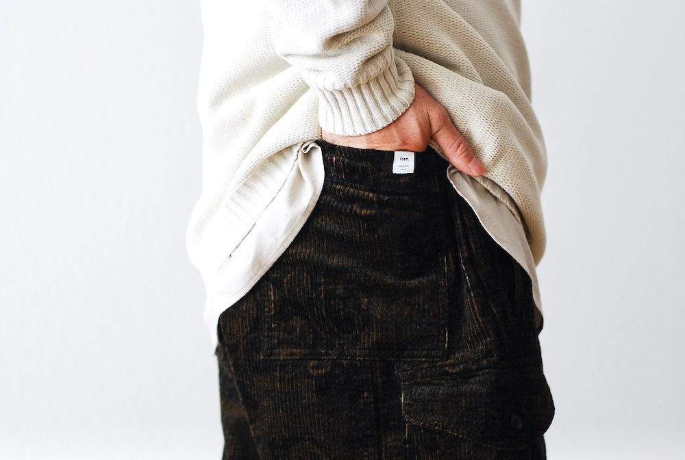 itten.(���åƥ�) ��itten 60 combat trouser - PaisleyPattern Corduroy -��