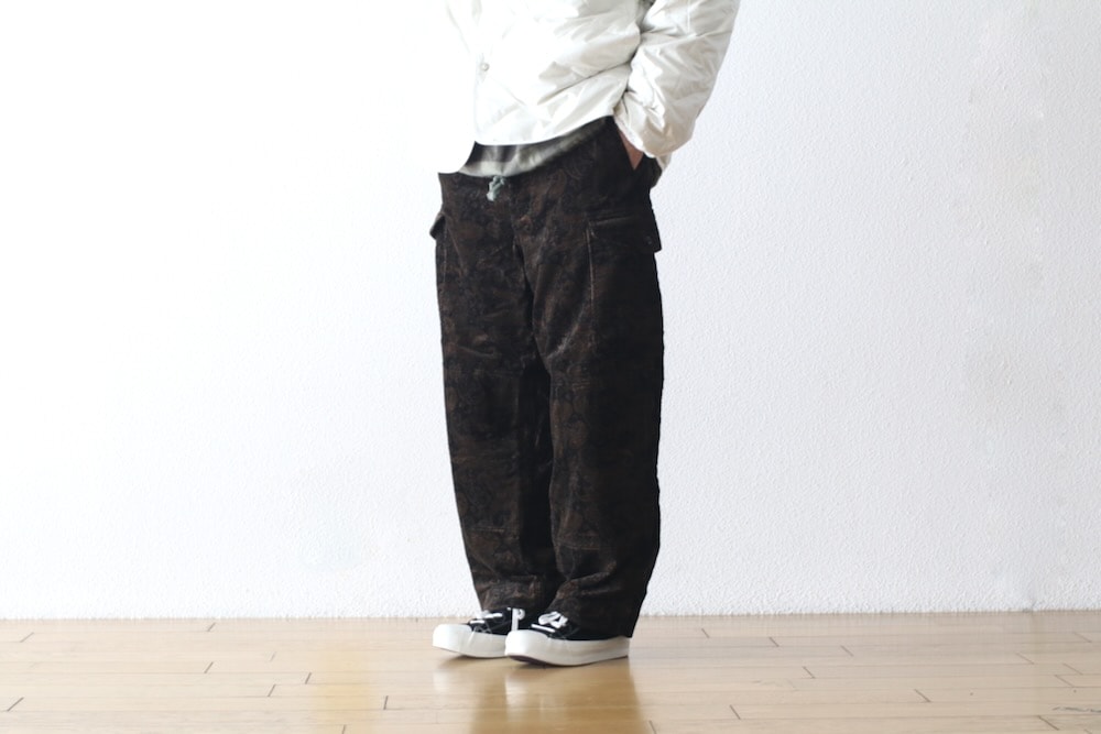 itten.(åƥ) itten 60 combat trouser - PaisleyPattern Corduroy -