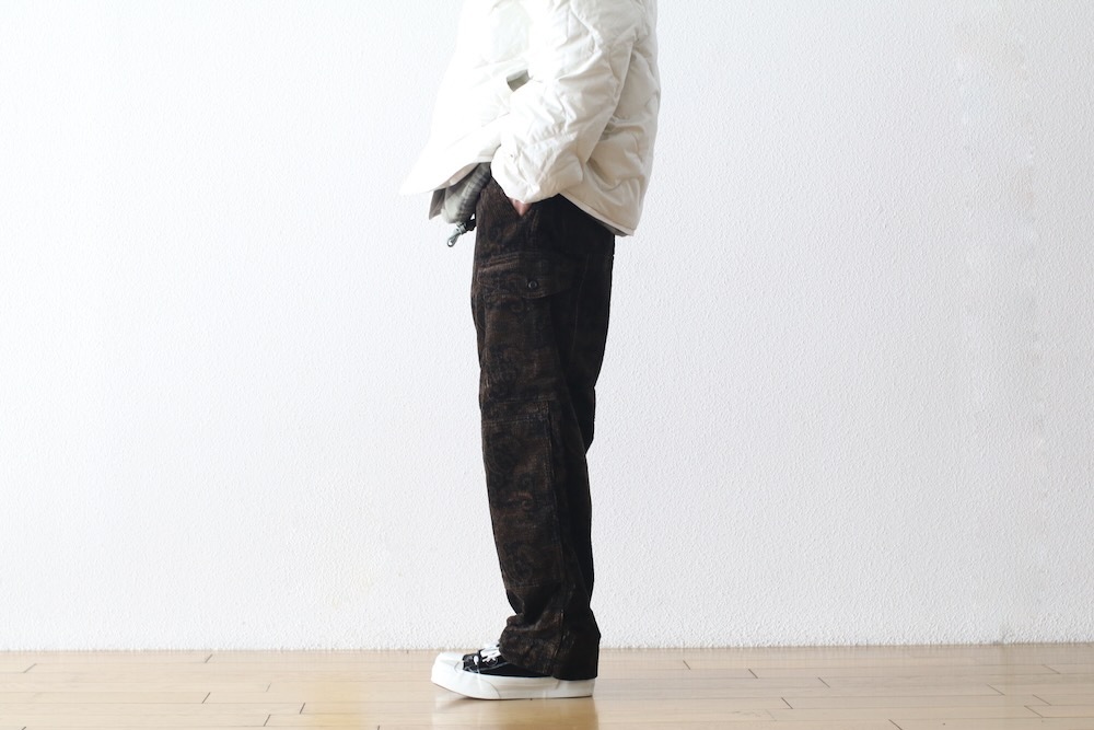 itten.(���åƥ�) ��itten 60 combat trouser - PaisleyPattern Corduroy -��