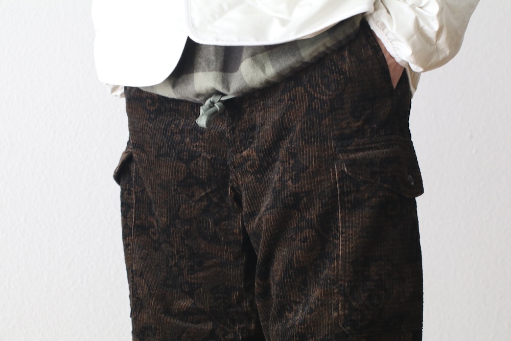 itten.(���åƥ�) ��itten 60 combat trouser - PaisleyPattern Corduroy -��