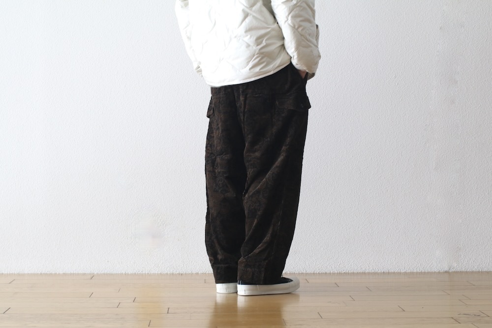 itten.(åƥ) itten 60 combat trouser - PaisleyPattern Corduroy -