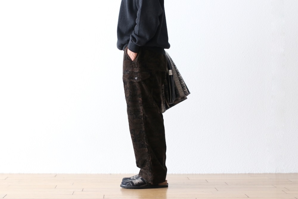 itten.(���åƥ�) ��itten 60 combat trouser - PaisleyPattern Corduroy -��