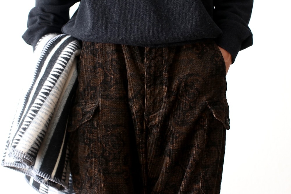 itten.(���åƥ�) ��itten 60 combat trouser - PaisleyPattern Corduroy -��
