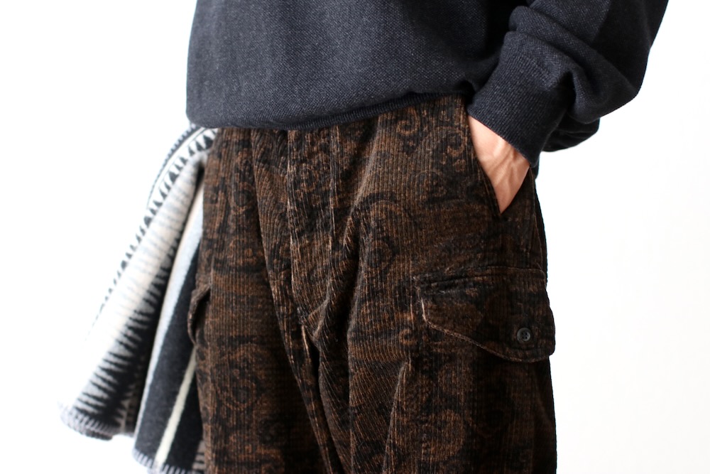itten.(���åƥ�) ��itten 60 combat trouser - PaisleyPattern Corduroy -��