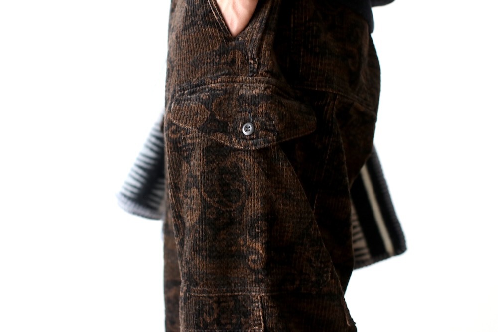 itten.(���åƥ�) ��itten 60 combat trouser - PaisleyPattern Corduroy -��