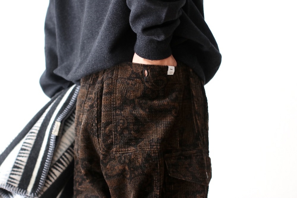 itten.(���åƥ�) ��itten 60 combat trouser - PaisleyPattern Corduroy -��