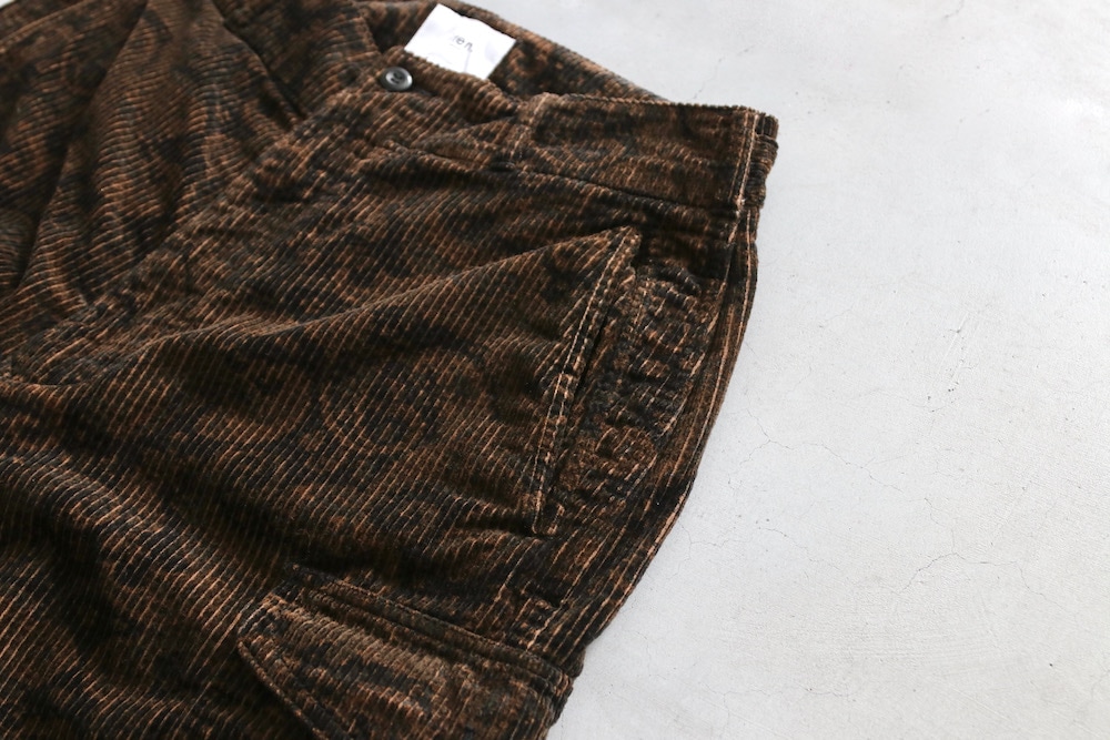 itten.(���åƥ�) ��itten 60 combat trouser - PaisleyPattern Corduroy -��