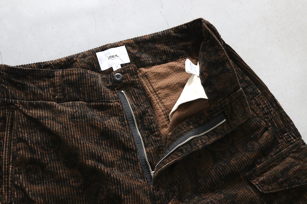 itten.(���åƥ�) ��itten 60 combat trouser - PaisleyPattern Corduroy -��