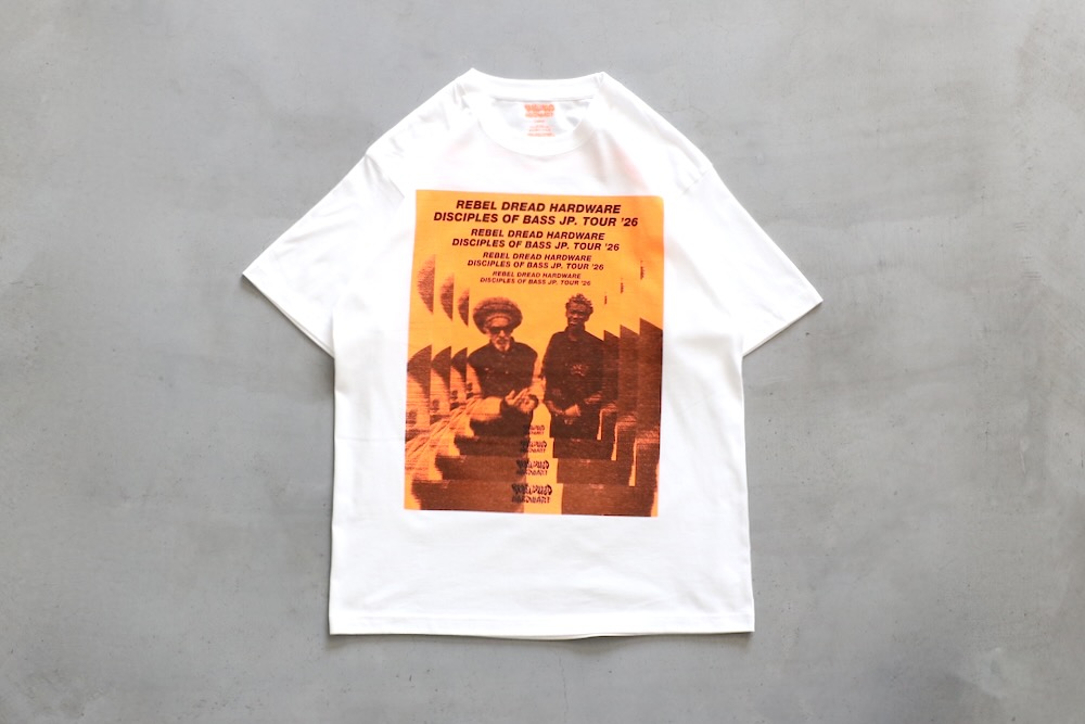 ��6.1 Release / limited��REBEL DREAD HARDWARE(��٥� �ɥ�å� �ϡ��ɥ�����) "DADDY G + DON LETTS DISCIPLES OF BASS TOUR TEE version.2"