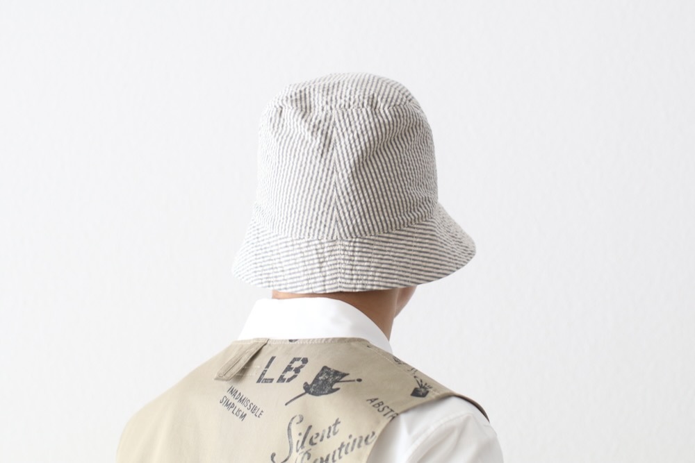 Engineered Garments (󥸥˥ɥ) "Bucket Hat - Cotton Seersucker "