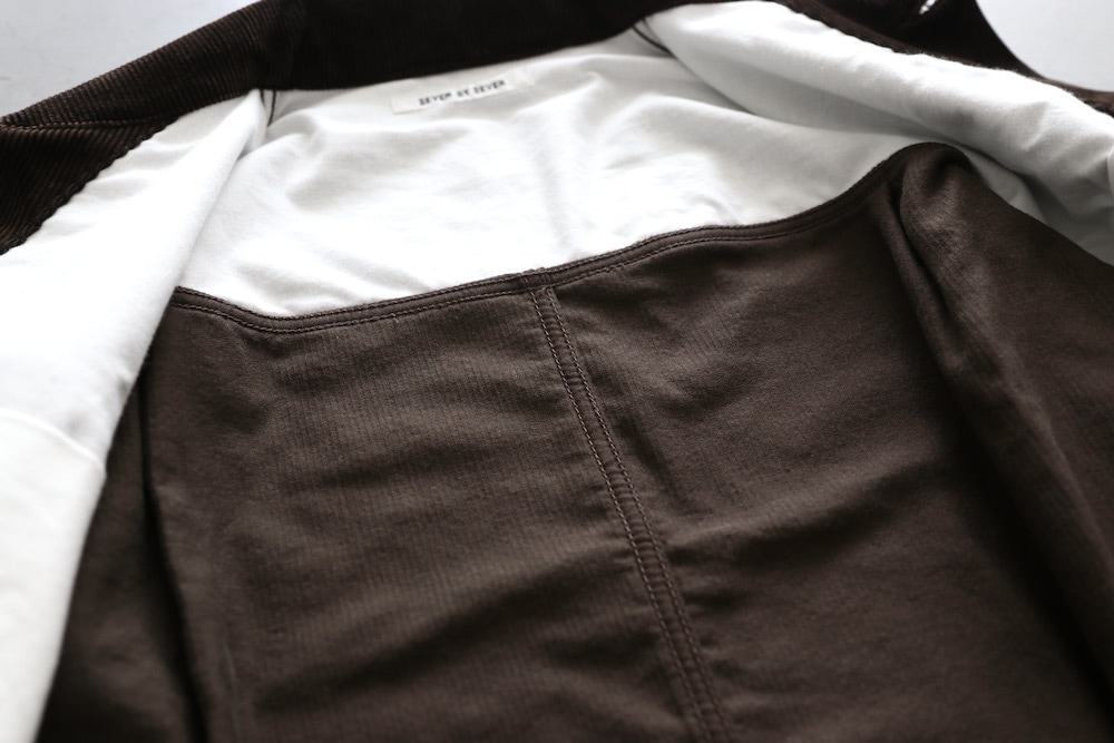 SEVEN BY SEVEN (���֥�Х����֥�) "1ST TYPE CORDUROY JACKET ��Modal mix��"