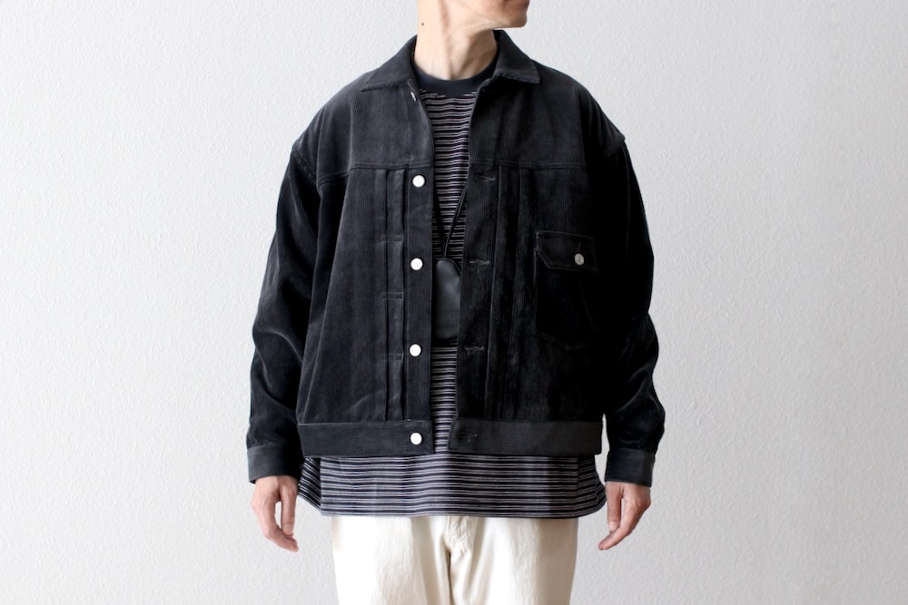 SEVEN BY SEVEN (���֥�Х����֥�) "1ST TYPE CORDUROY JACKET ��Modal mix��"