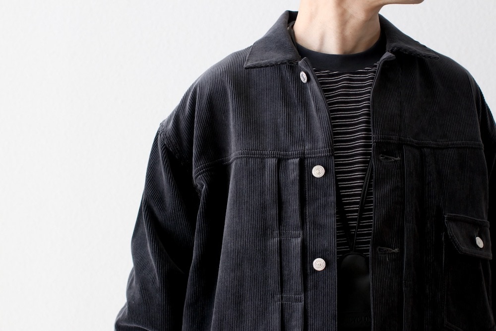SEVEN BY SEVEN (���֥�Х����֥�) "1ST TYPE CORDUROY JACKET ��Modal mix��"