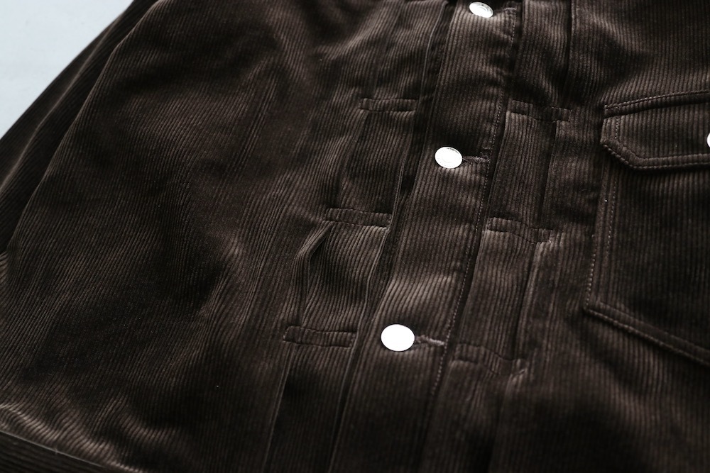 SEVEN BY SEVEN (���֥�Х����֥�) "1ST TYPE CORDUROY JACKET ��Modal mix��"