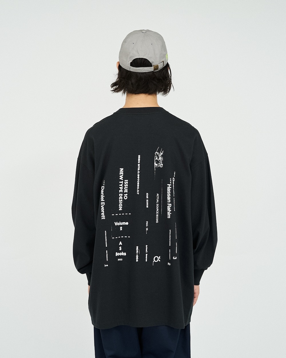 トップス actual source CORPORATE PRINTED L/S TEE トップス actual source CORPORATE PRINTED L/S TEE HONEYEE.COM
