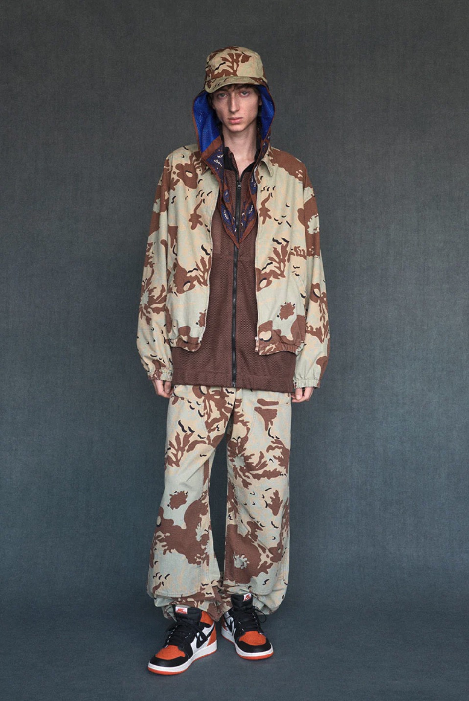 NOMARHYTHM TEXTILE (ノーマリズムテキスタイル) “Camo Flower Blouson 