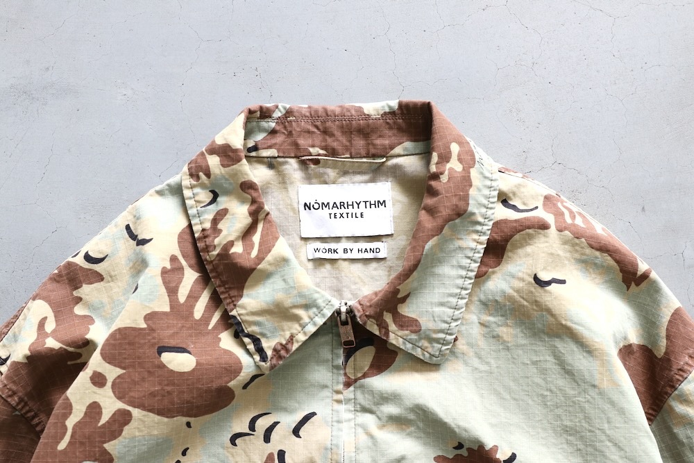 NOMARHYTHM TEXTILE (ノーマリズムテキスタイル) “Camo Flower Blouson 