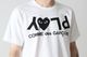 �κ����� / unisex��PLAY COMME des GARCONS(�ץ쥤 ���� �� ����륽��) "T-SHIRT LOGO PRINT PLAY LOGO - AX-T068-051 -"