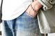 MADNESS (�ޥåɥͥ�) "MADNESS HARD AGING DENIM PANTS. WIDE COMFY (DAMAGED AND REPAIRED FINISH)"