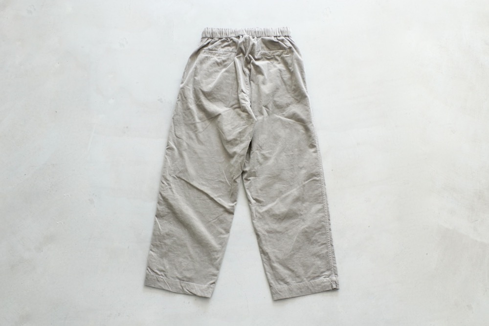 ��WOMEN'S��TOUJOURS�ʥȥ����塼�ˡ�Easy Field Trousers -GARMENT DYE COTTON*VISCOSE STRETCH VELVET CLOTH-��