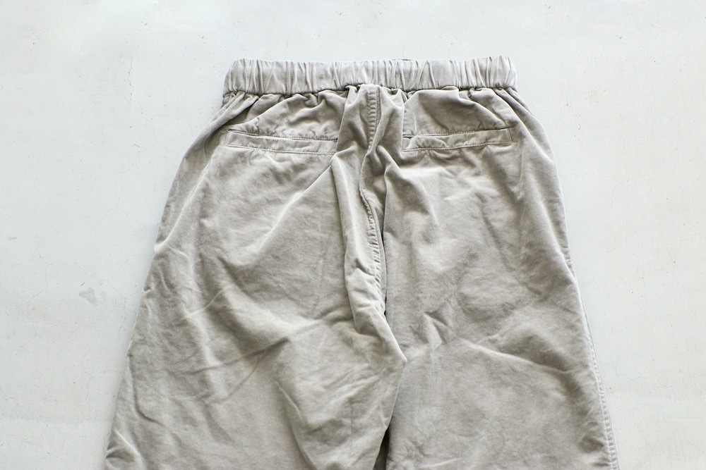 ��WOMEN'S��TOUJOURS�ʥȥ����塼�ˡ�Easy Field Trousers -GARMENT DYE COTTON*VISCOSE STRETCH VELVET CLOTH-��