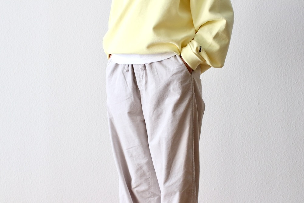 ��WOMEN'S��TOUJOURS�ʥȥ����塼�ˡ�Easy Field Trousers -GARMENT DYE COTTON*VISCOSE STRETCH VELVET CLOTH-��